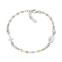 Pulsera Amen Mujer Rosari in Plata BROBBRGD3 - BROBBRGD3